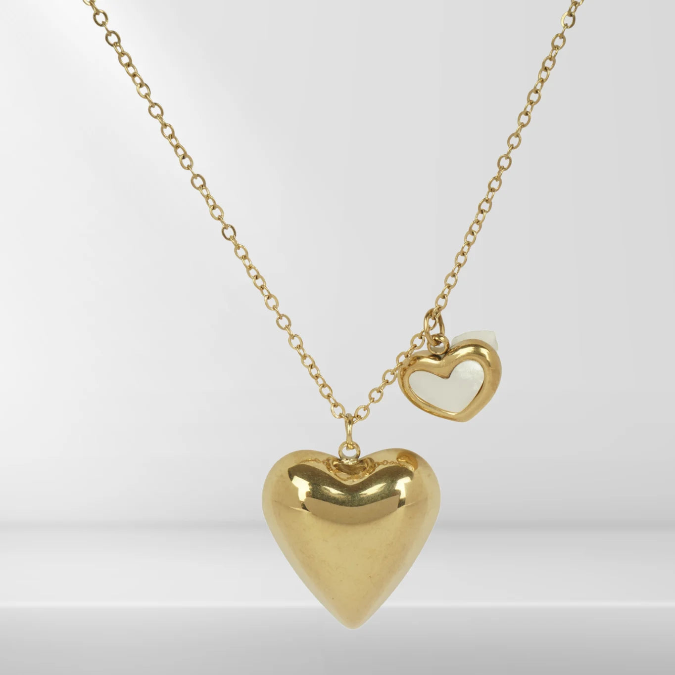 Twin Hearts Necklace