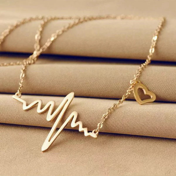 Heartbeat inspired Necklace