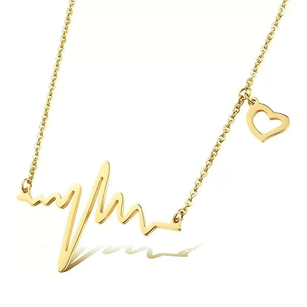 Heartbeat inspired Necklace