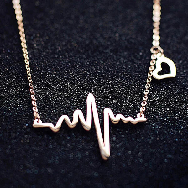 Heartbeat inspired Necklace