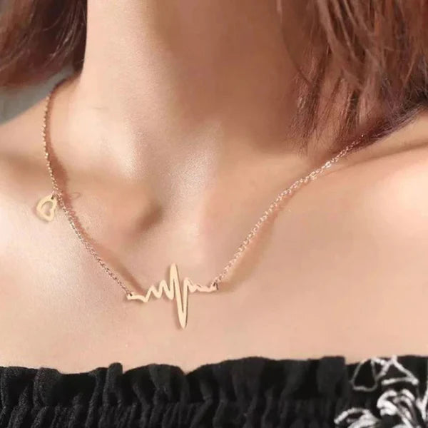 Heartbeat inspired Necklace