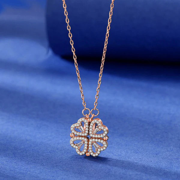 Rose Gold Clover Pendant