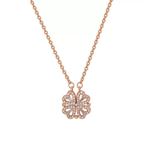 Rose Gold Clover Pendant
