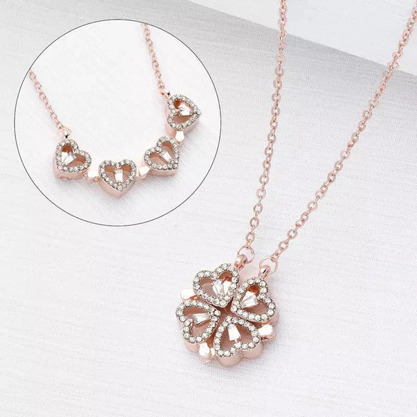 Rose Gold Clover Pendant