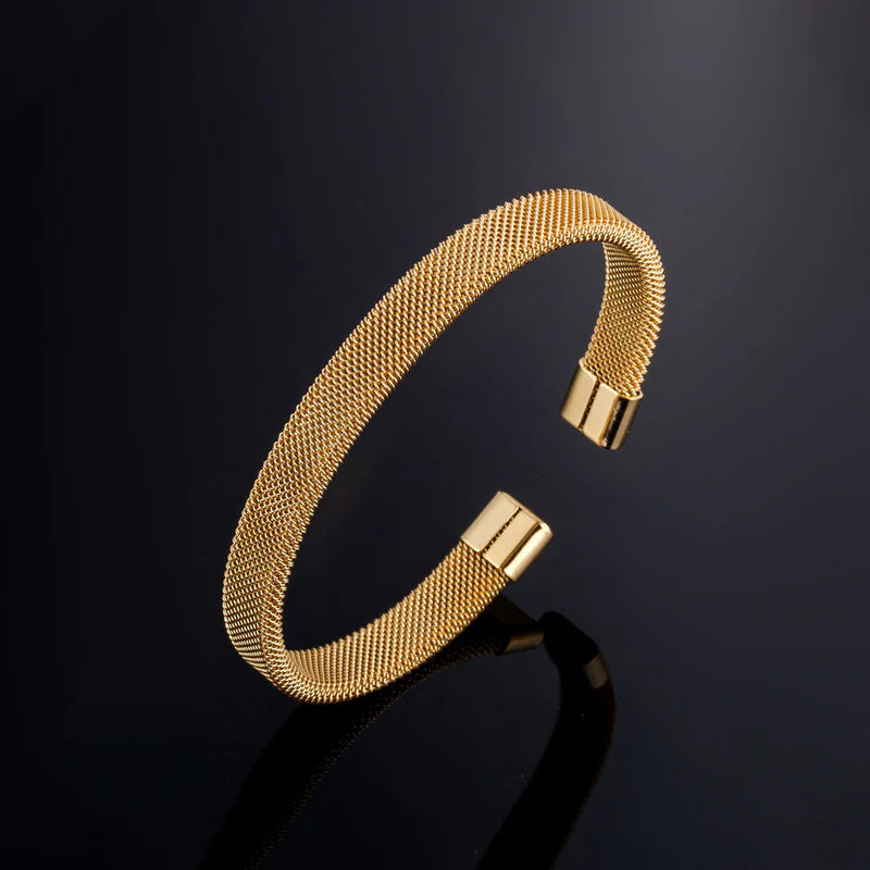 Luxe Gold Mesh Cuff