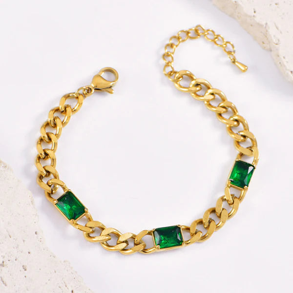 Emerald Shine Bracelet