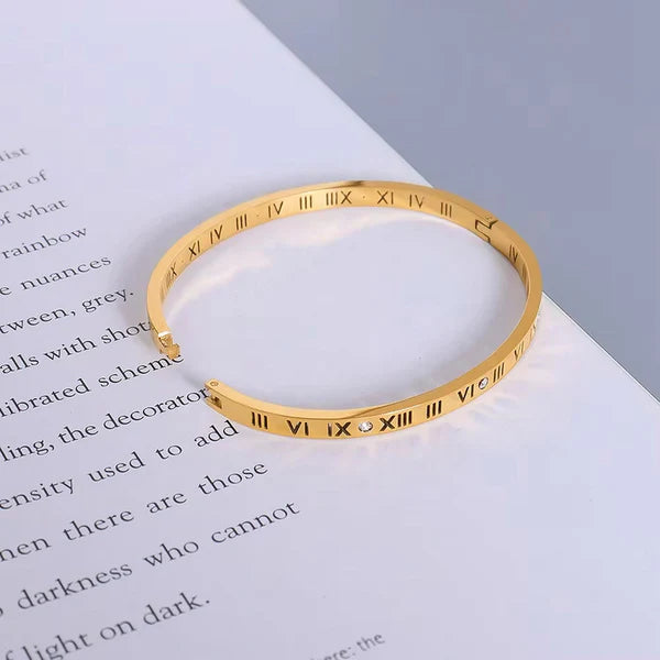 Roman Numeral AD Bangle