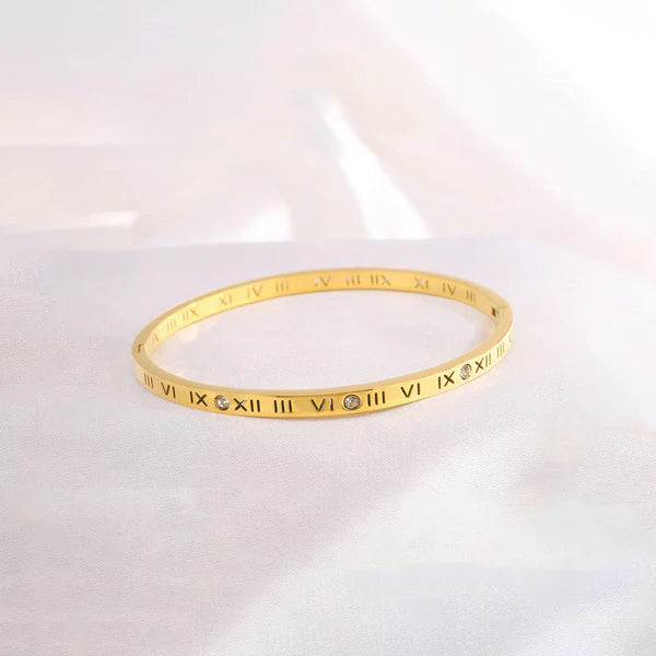 Roman Numeral AD Bangle