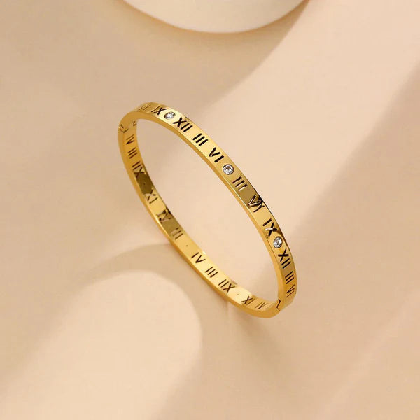Roman Numeral AD Bangle