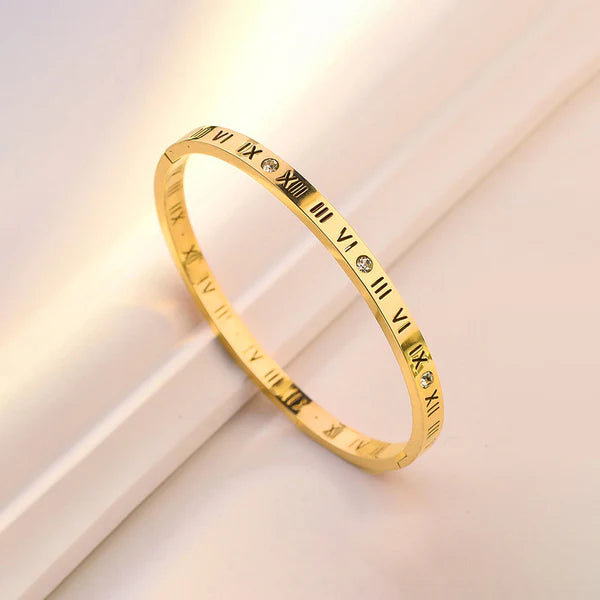 Roman Numeral AD Bangle