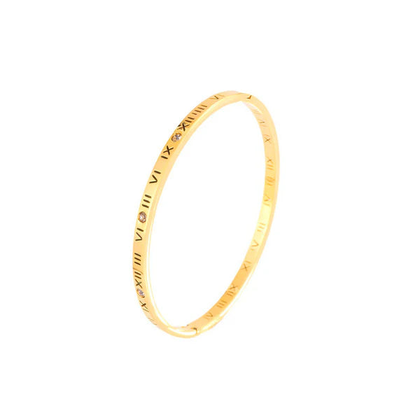 Roman Numeral AD Bangle