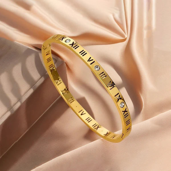 Roman Numeral AD Bangle
