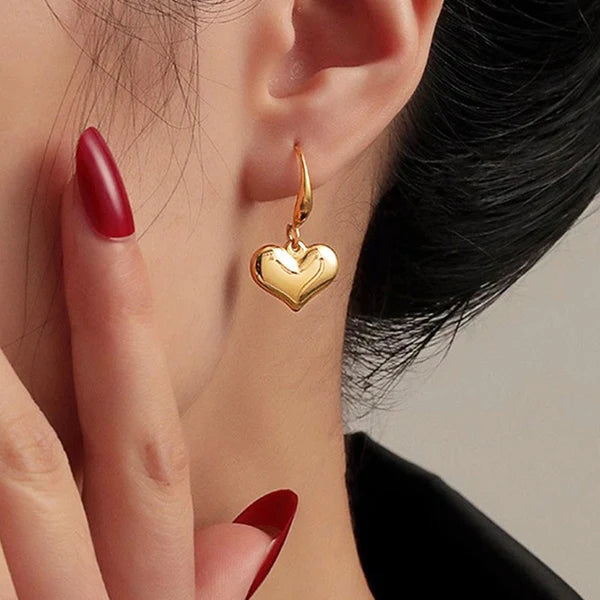 Midas Heart Earrings