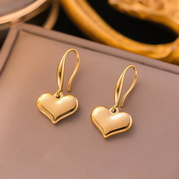 Midas Heart Earrings