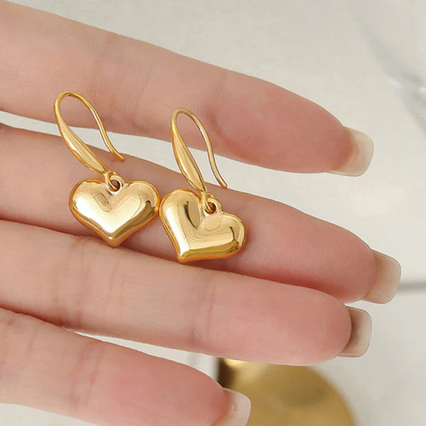 Midas Heart Earrings