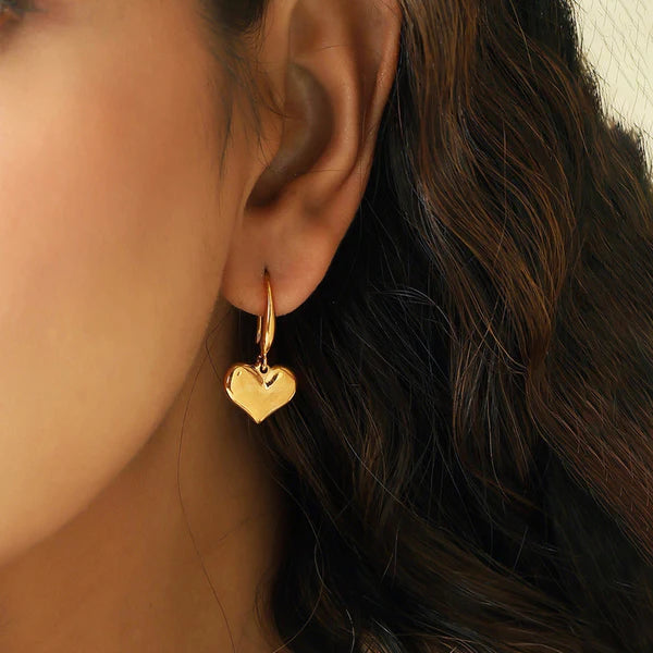 Midas Heart Earrings