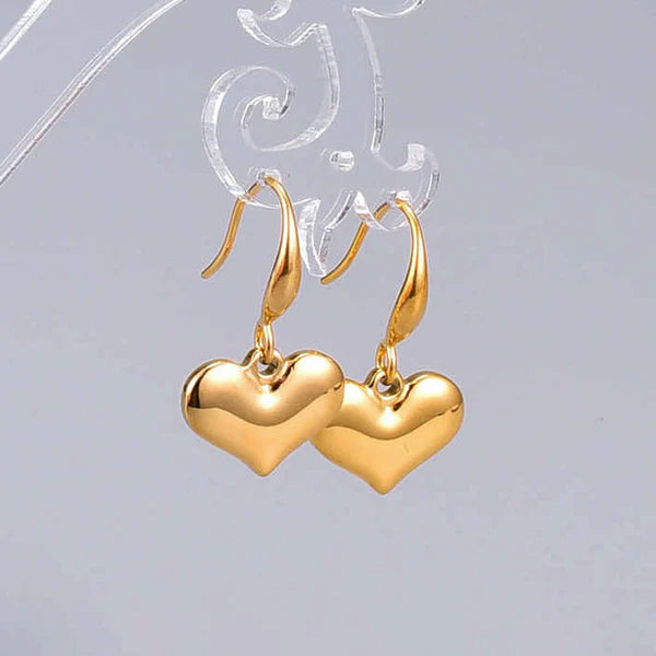 Midas Heart Earrings