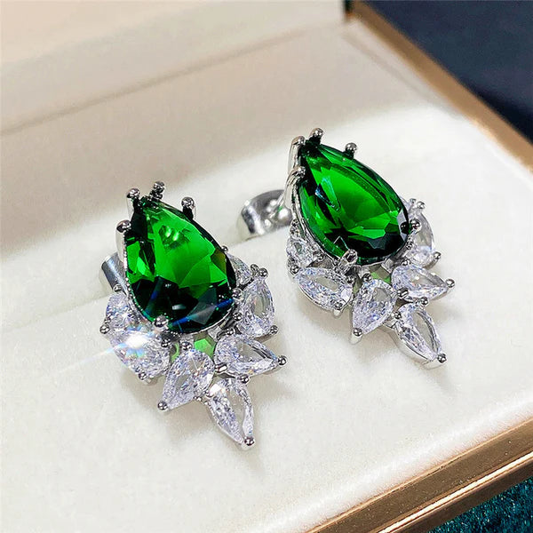 Emerald Green Earrings