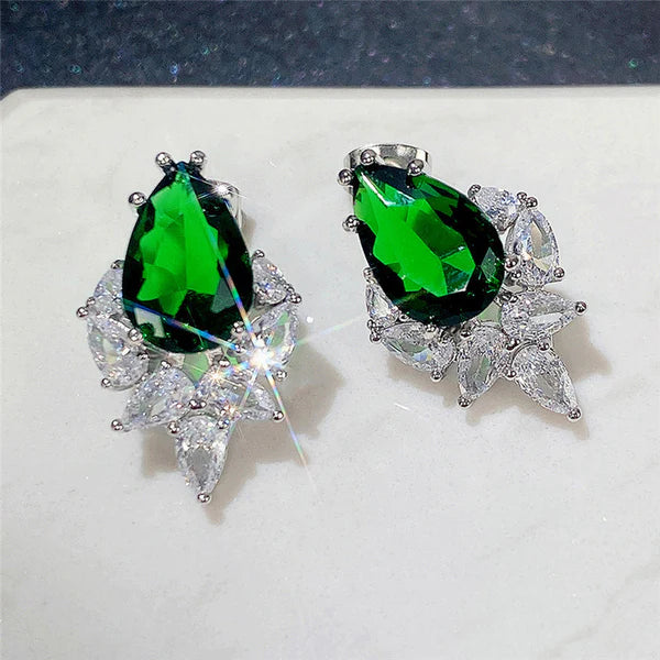Emerald Green Earrings