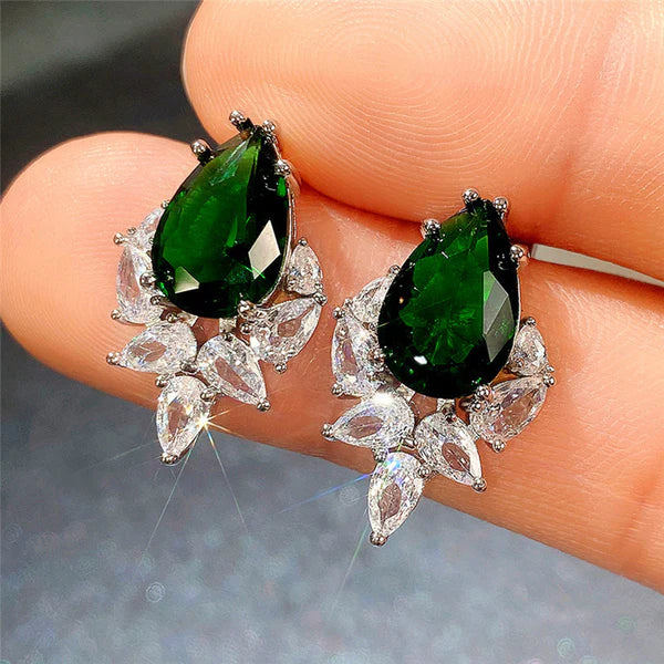 Emerald Green Earrings