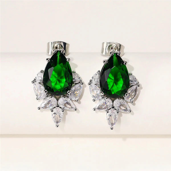 Emerald Green Earrings