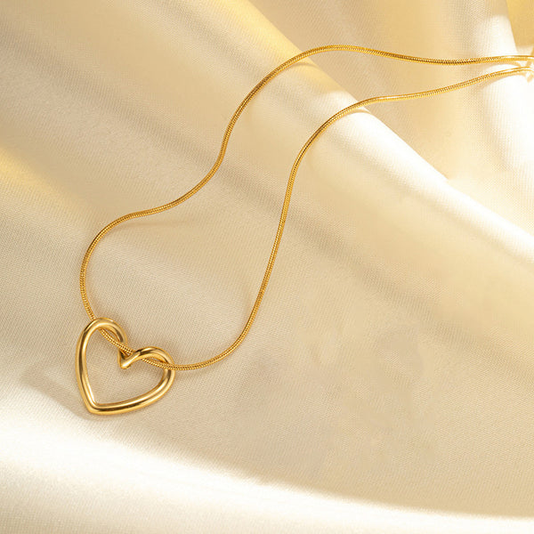 Sleek Heart Pendant