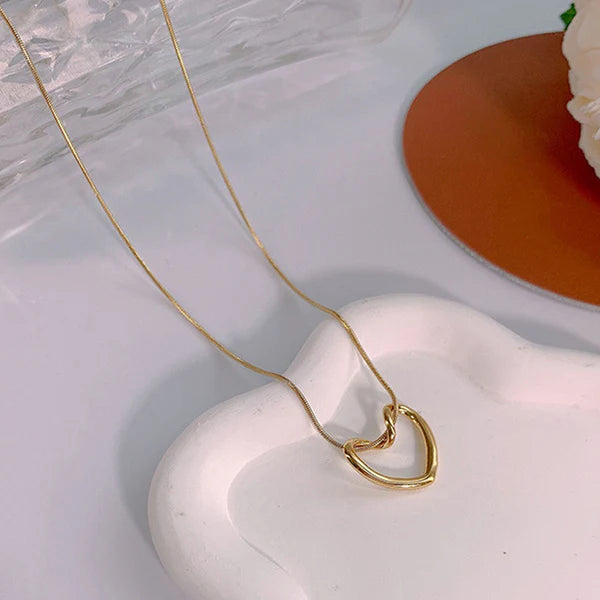 Sleek Heart Pendant
