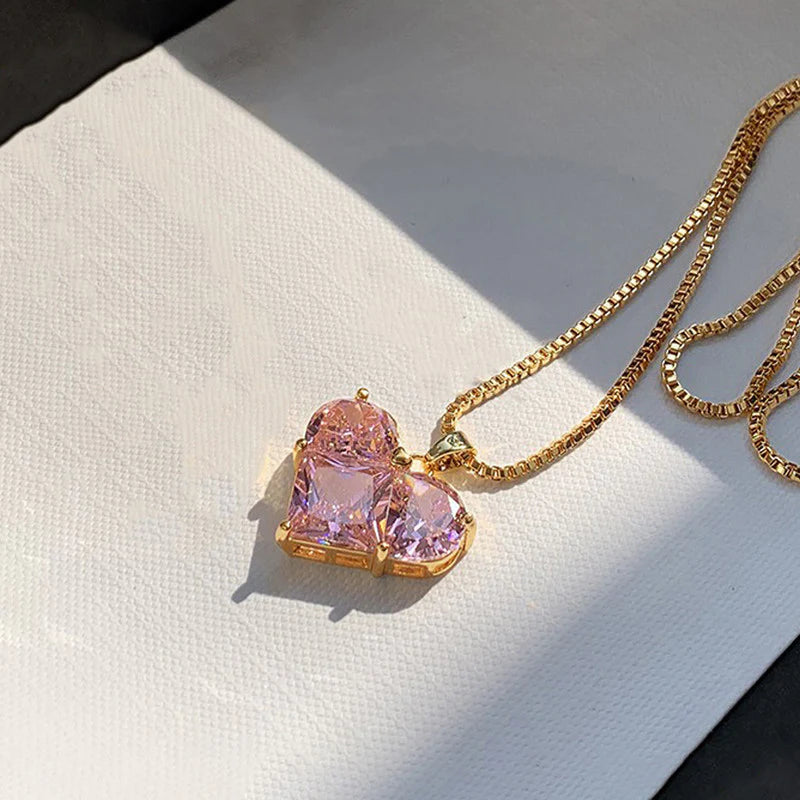 Pink Blush Diamond Necklace