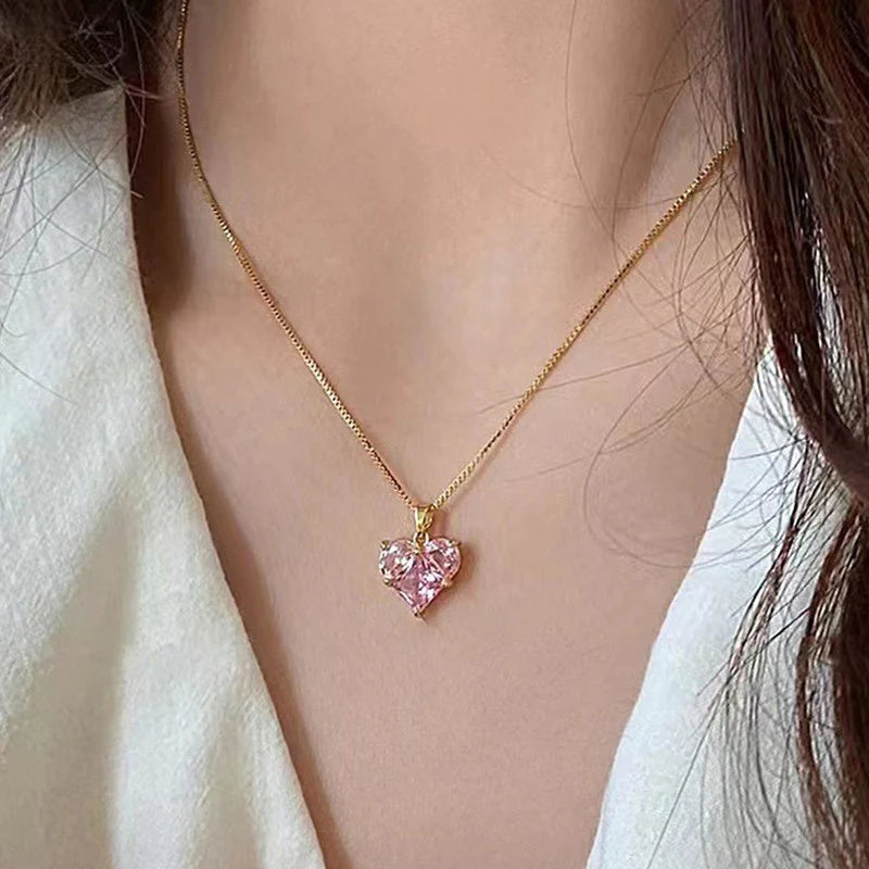 Pink Blush Diamond Necklace