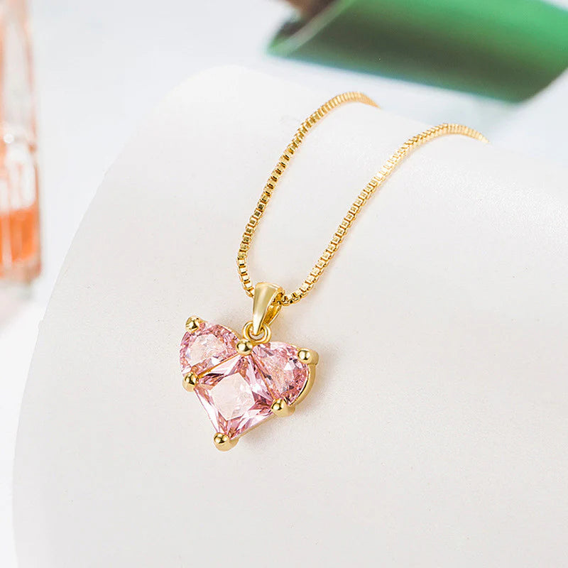 Pink Blush Diamond Necklace
