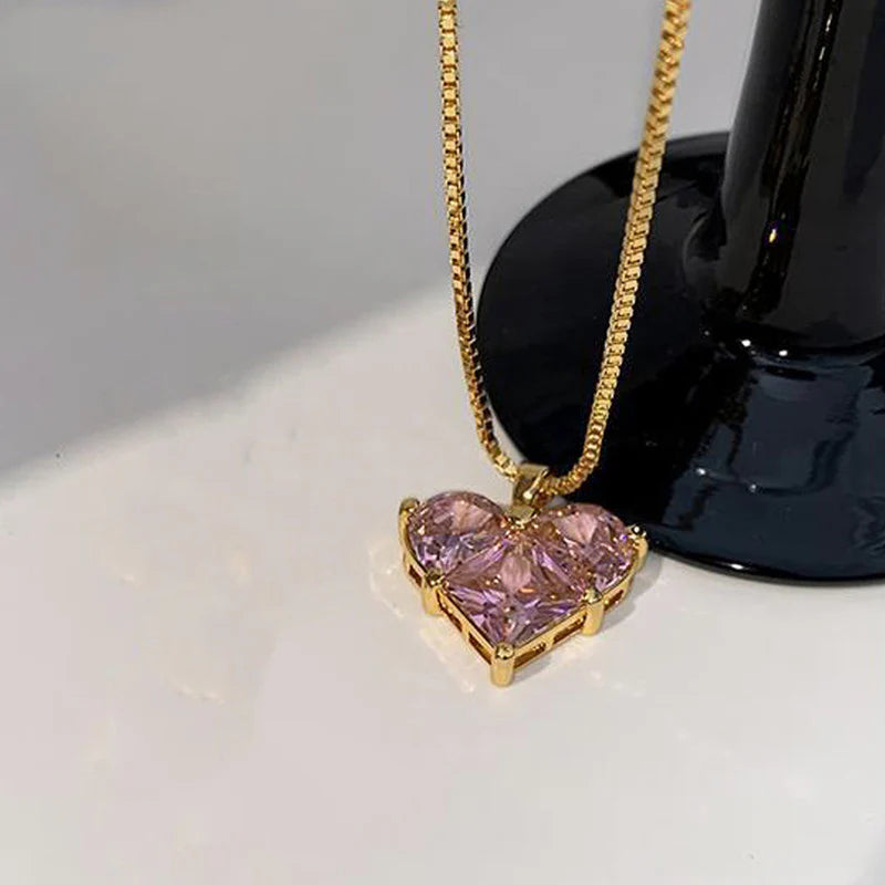 Pink Blush Diamond Necklace