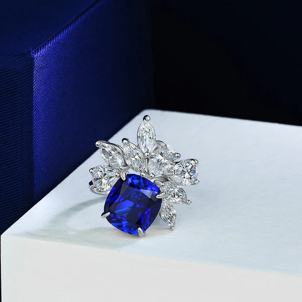 Cosmic Blue Starlight Ring