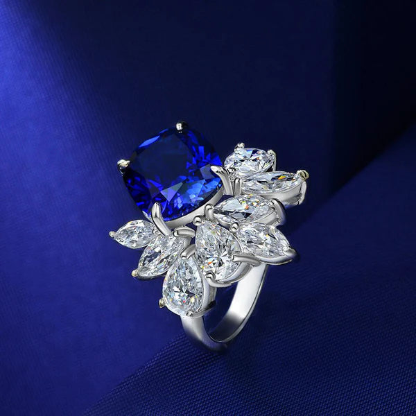 Cosmic Blue Starlight Ring