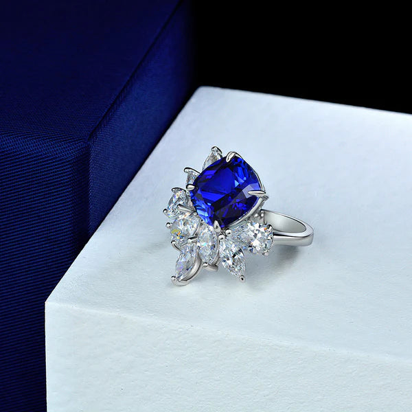 Cosmic Blue Starlight Ring