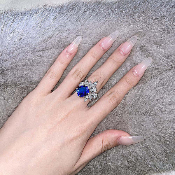 Cosmic Blue Starlight Ring