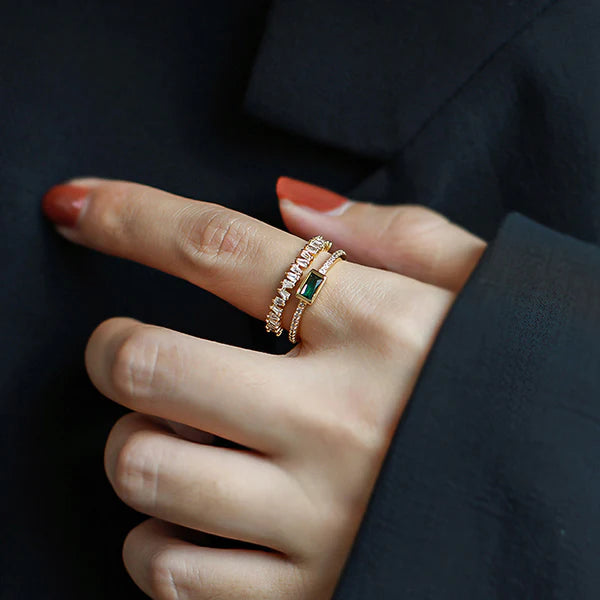 Green Stone Ring