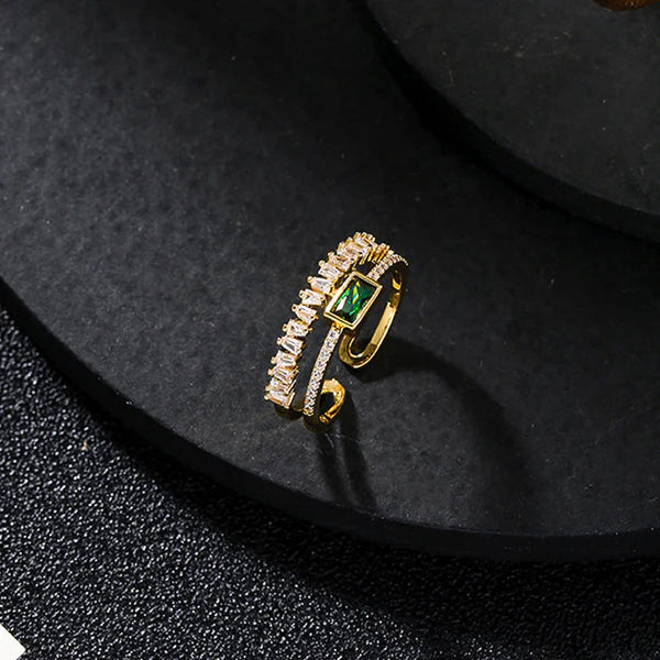 Green Stone Ring
