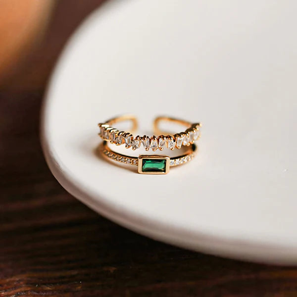 Green Stone Ring