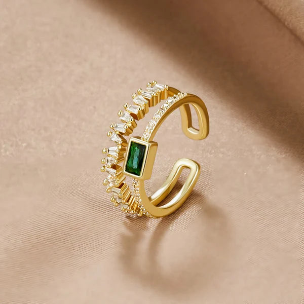 Green Stone Ring