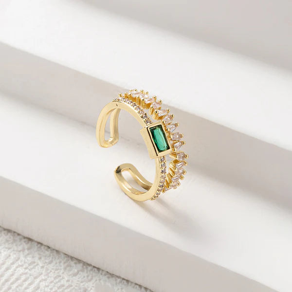 Green Stone Ring