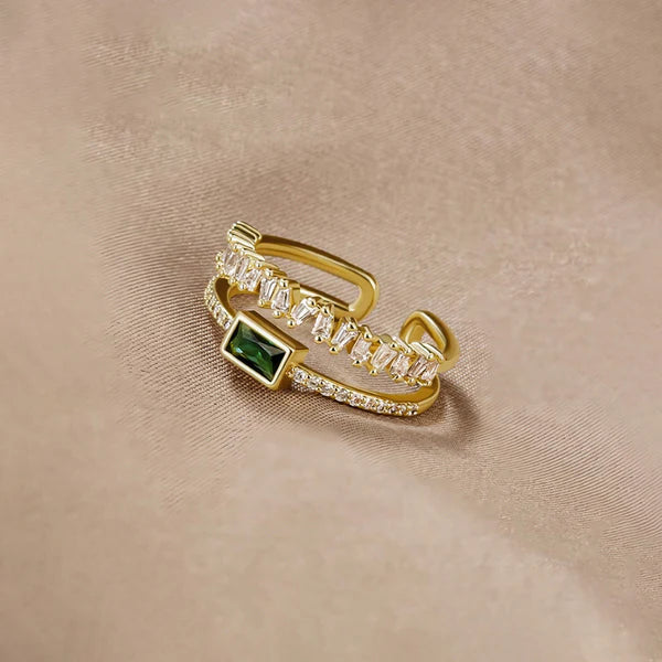 Green Stone Ring