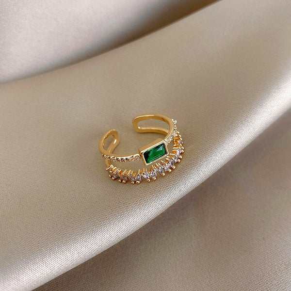 Green Stone Ring