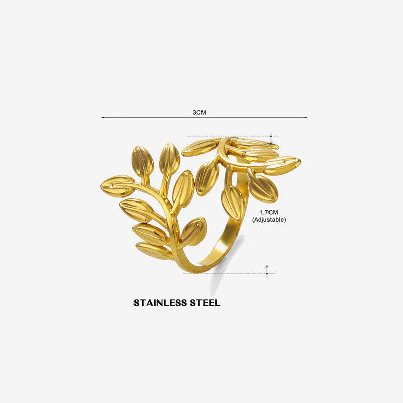 Leaf Wrap Ring
