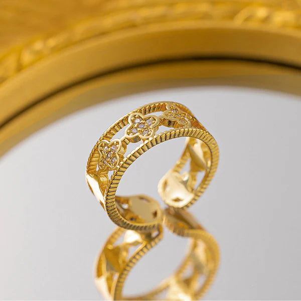 Diamond Clover Ring