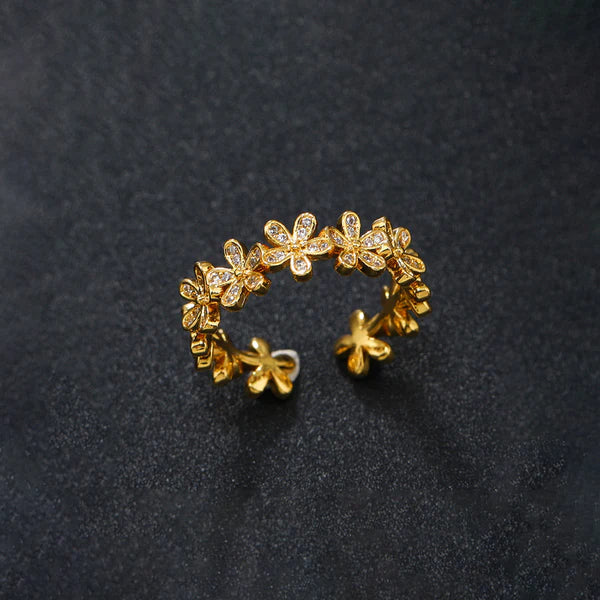 Feminine Flower Ring