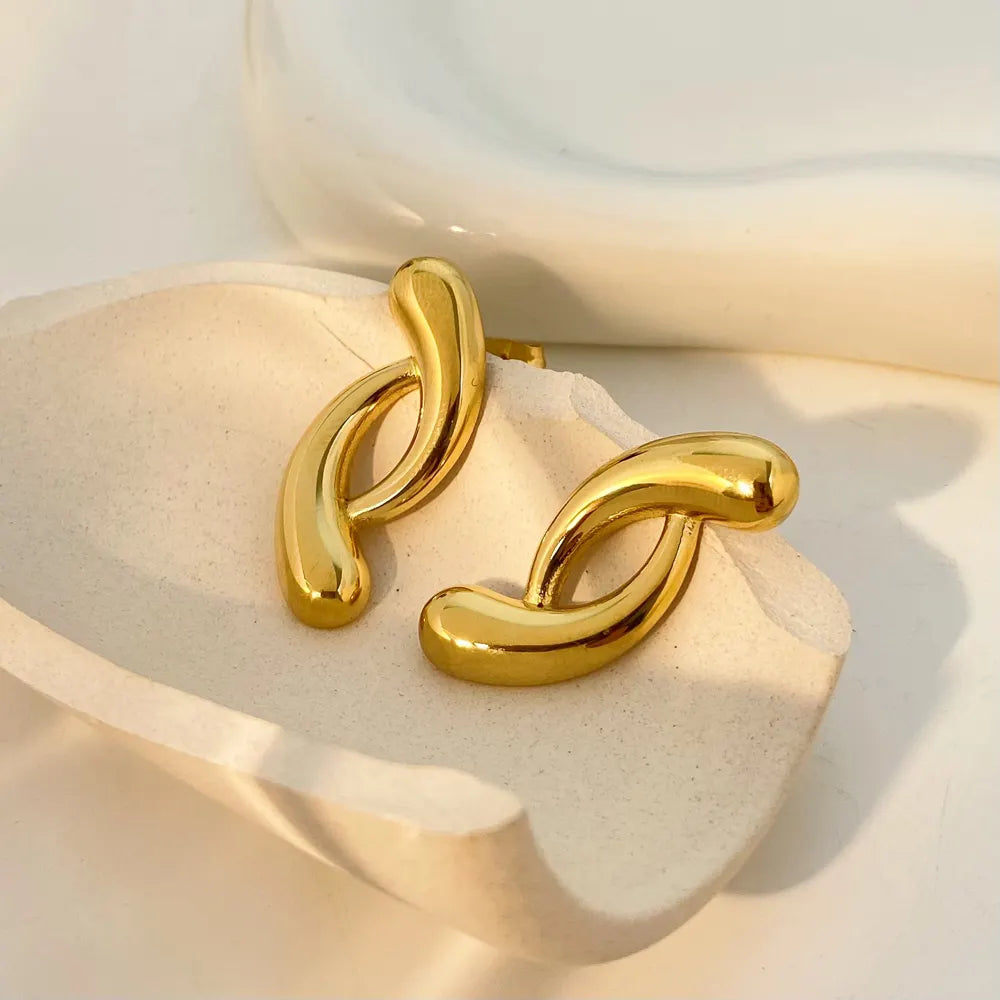 Cross Drop Earrings