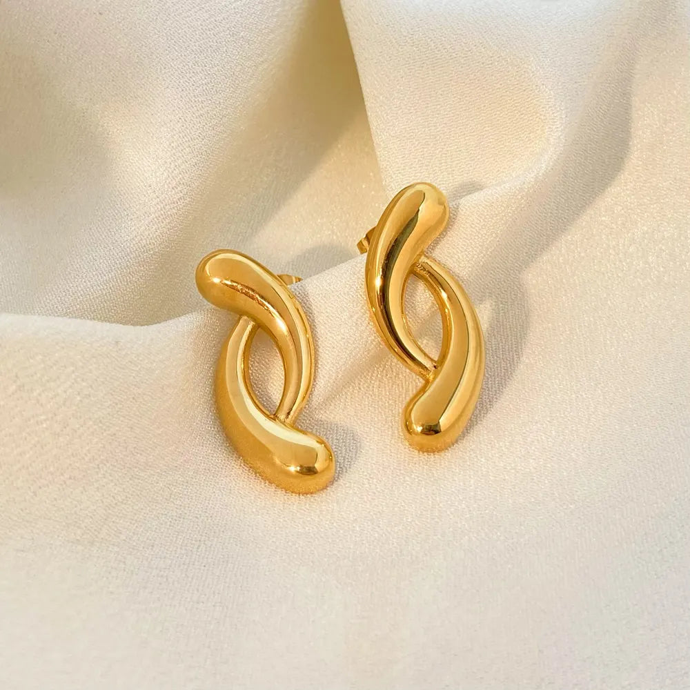 Cross Drop Earrings