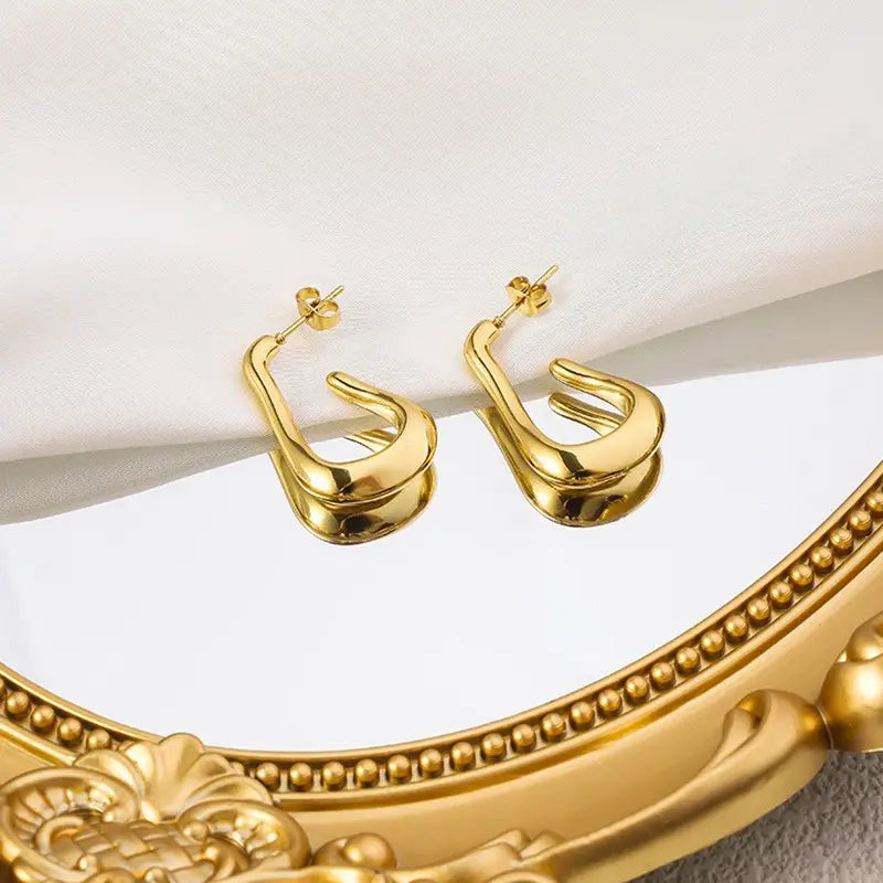 Modern Hoop Earrings