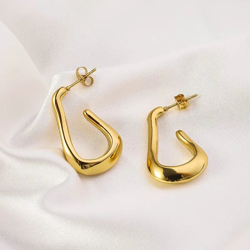 Modern Hoop Earrings
