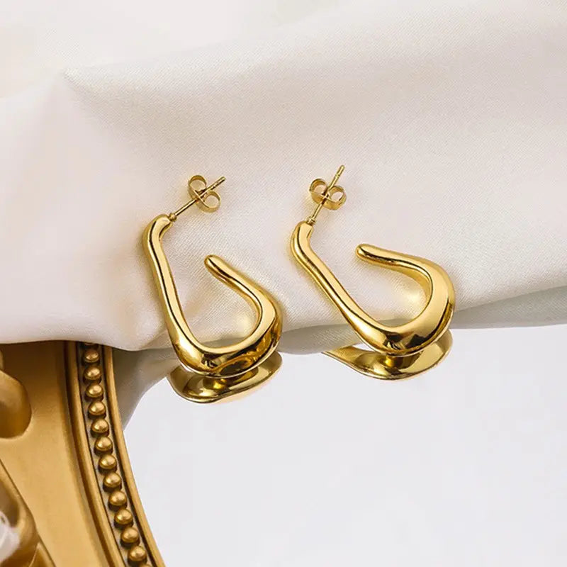 Modern Hoop Earrings